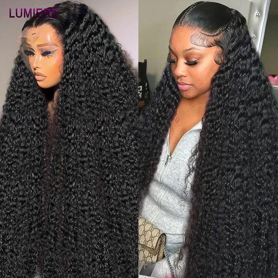 Deep Wave Human Hair Bundles 3/4 Bundles Deal Malaysian Hair Weaves 100% Rew Curly Human Hair Extensions 8-40 inch Virgin Hair