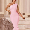 Elegant Bandage Dress Luxury Party Evening Club Night Cocktail Modest Holiday Bodcyon Celebrity Woman Clothes High Quality