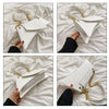 High quality Ladies Shoulder Bag Sense of luxury Chain Handbags Premium Leather Retro Women Bags Designer Lady Armpit Bag Clutch