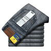 Wthinlee Neue Business Herren Jeans Casual Gerade Stretch Mode Klassische Blau Schwarz Arbeit Denim Hosen Männliche Marke Kleidung