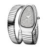 Classic Snake Shape Watch For Women Gold Silver Scaleable Bracelet Womens Watches Bling Diamonds Quartz Ladies Wristwatch