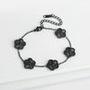 Color jewelry clover stainless steel new plant five-leaf flower bracelet hot jewelry jewelry gifts for women