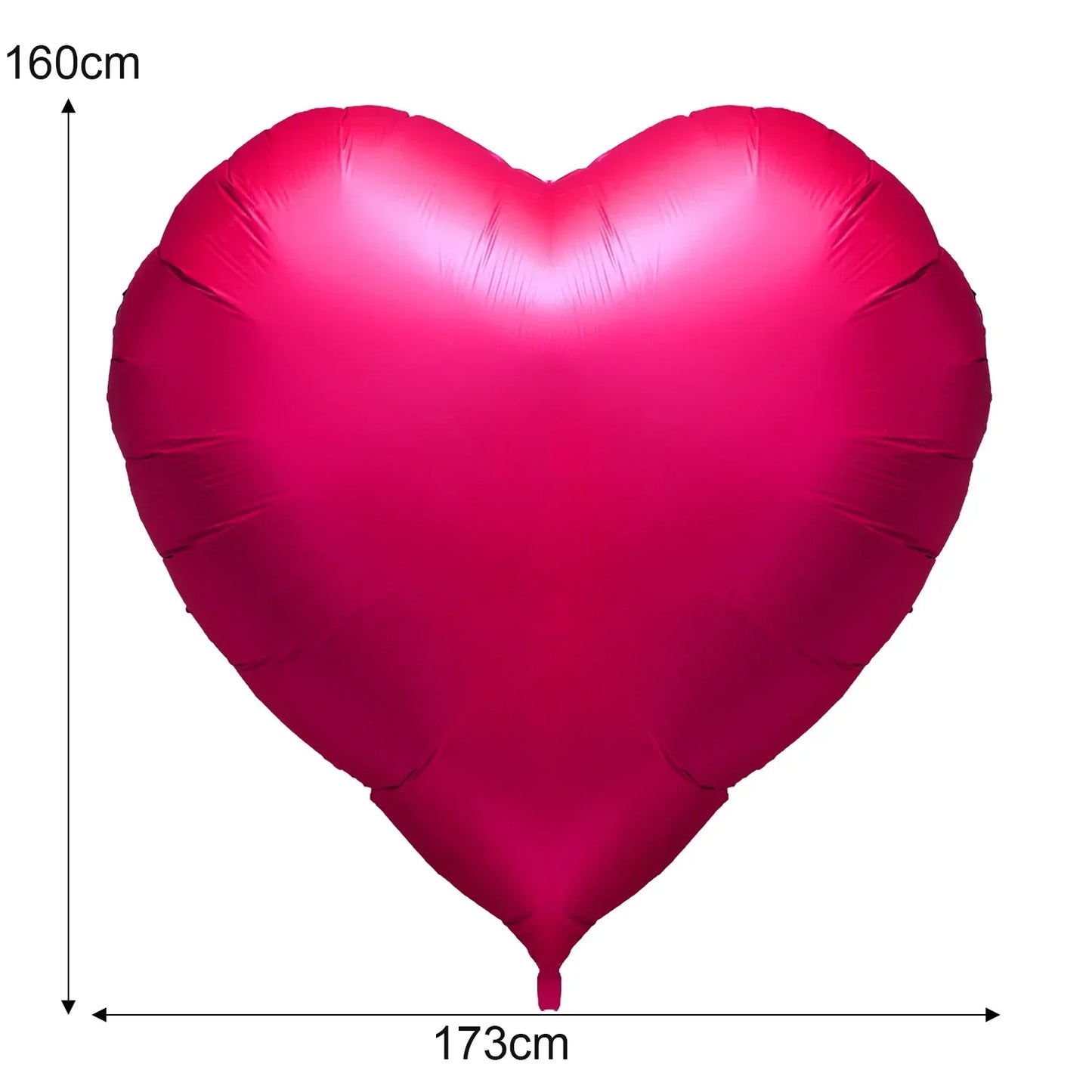 3/1PC 63 Zoll Extra Große Liebesballons Aluminiumfolie Rot Herzförmige Ballons Geburtstag Valentinstag Hochzeitsfeier Dekoration