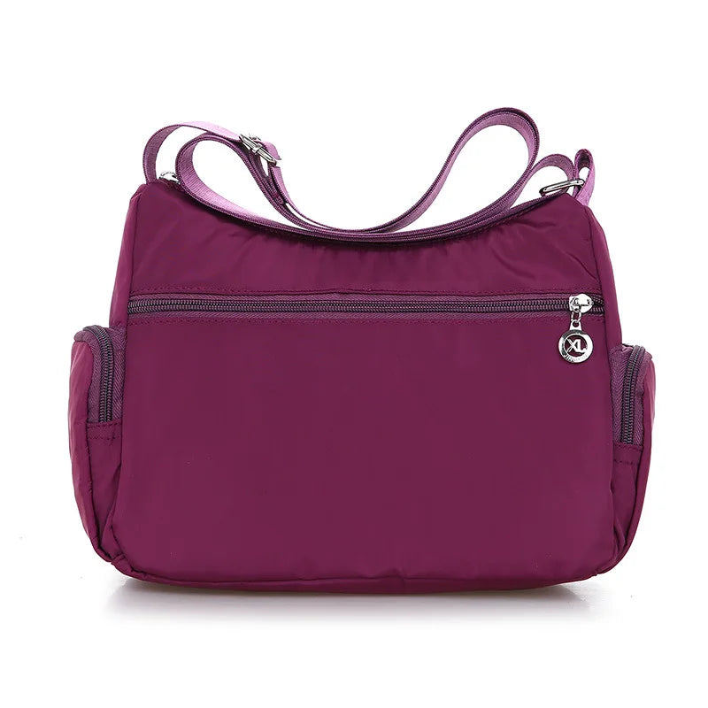 Women Crossbody Bag Waterproof Tote Casual Nylon Purse Handbag RFID Lightweight Messenger Bag