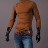 Thermal Underwear Tops Men Winter Clothes Thermal Shirt Autumn Men's Winter Tights High Neck Thin Slim Fit Long Sleeve T-shirt