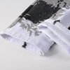 2023 New  Casual Mens Cotton Jeans Elastic Slim Skinny White Camouflage Printing Jeans Male Thin Denim Pants Vaqueros Hombre