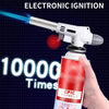 Portable Metal Flame Gun Butane Gas Welding-Burner Welding Gas Burner Flame Gas Torch Flame Gun Blow for BBQ Camping Cooking