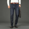 Wthinlee Neue Business Herren Jeans Casual Gerade Stretch Mode Klassische Blau Schwarz Arbeit Denim Hosen Männliche Marke Kleidung