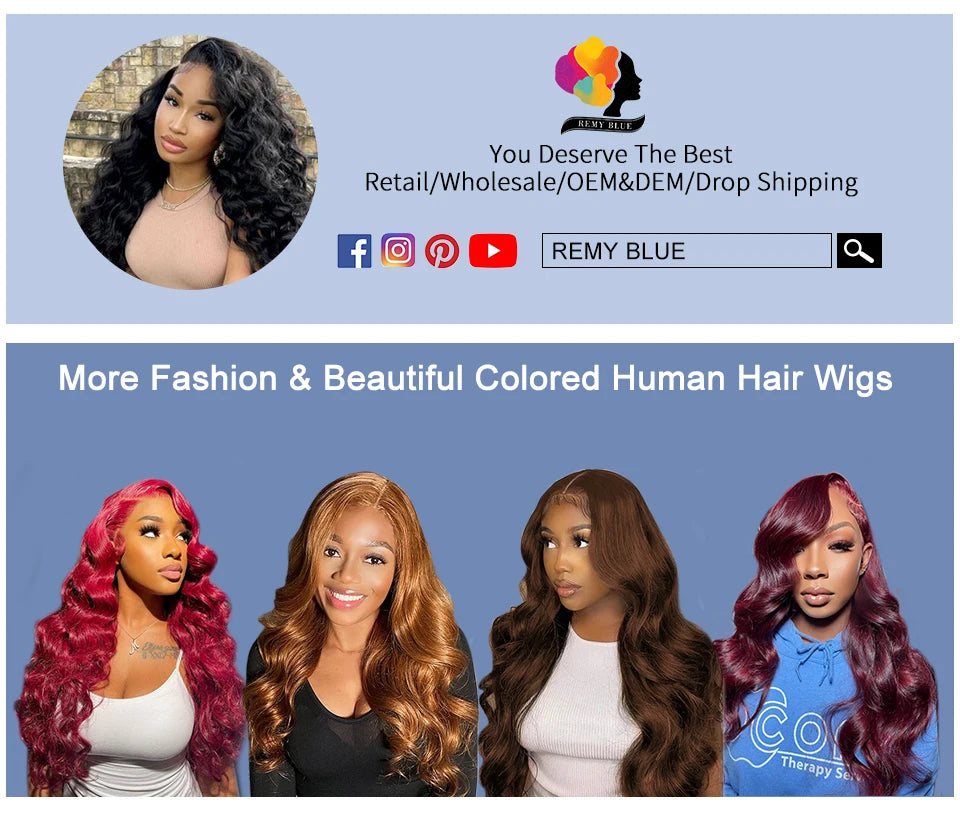 Burgundy Bob Wig Lace Front Human Hair Wigs Pre-Plucked 99J Red Blonde Colored Straight Human Hair Wigs 13x1 Lace Front Wig