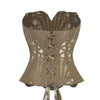 Hollow Out Corset Tops Irregular Hem Fishbone Underbust Top Slim Bandage Shapewear Bustier Korset Costumes Evening Party Corset