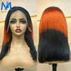 4/30/4 Farbe Echthaar Bob Perücke Glatt 13x4 Lace Front Echthaar Perücken Brasilianische Perücke Kurze Echthaar Bob Perücken Ombre Perücke