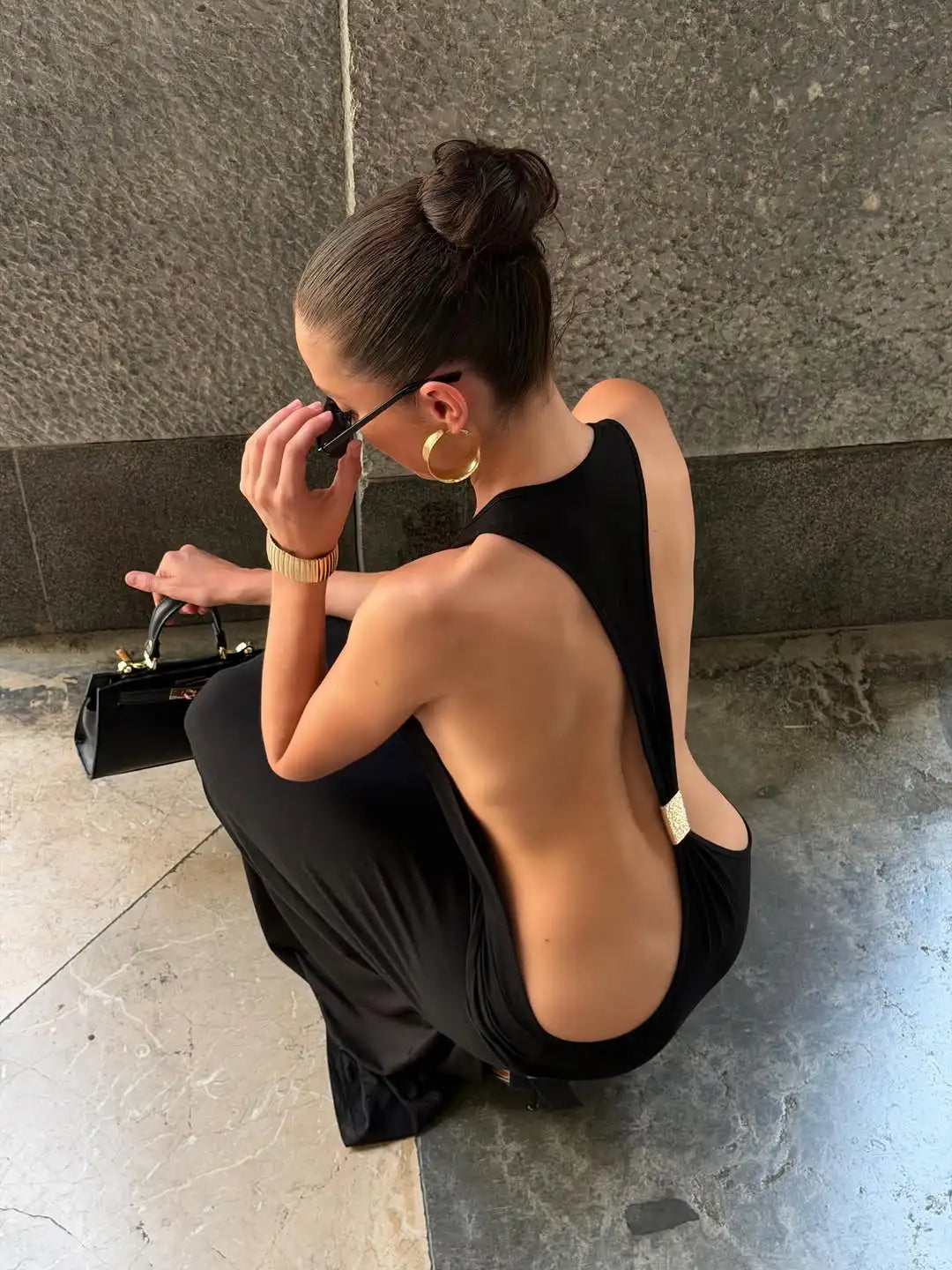 Halter Deep V Backless Long Dress Women Open Back Spaghetti Strap Elegant Party Evening Gown Summer Vacation Beach Dresses 2026