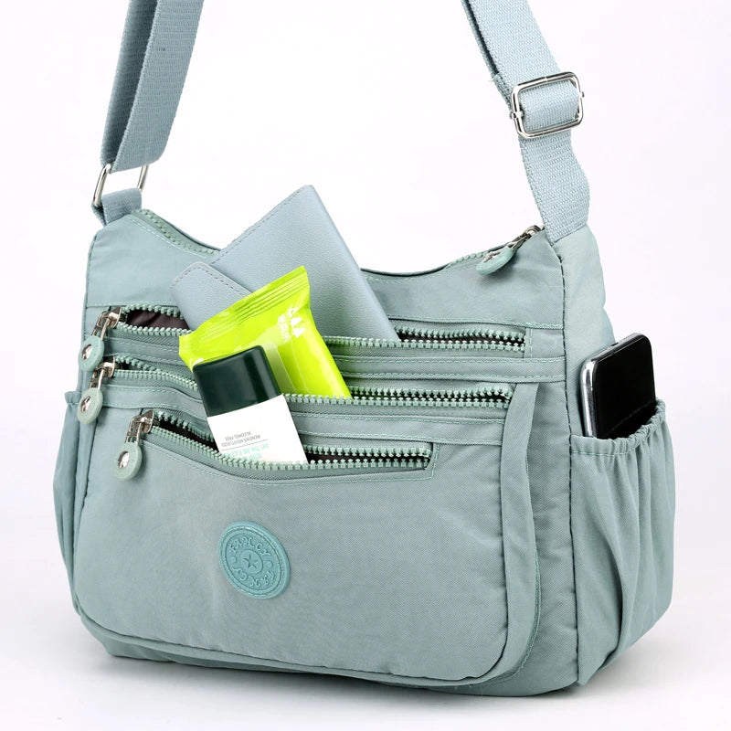 Shoulder Bag Crossbody Bag for Women Messenger Bags Waterproof Nylon Ladies Handbag