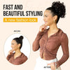 Synthetic Afro Puff Drawstring Ponytail Hair Bun 10 Inch Short Afro Kinkys Curly Afro Bun Extension Hairpieces Large Size