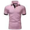 Men's Short Sleeve Polo Shirts Casual Slim Fit Basic Designed Shirts Quick-drying Anti-wrinkle Tops