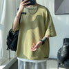 Herren Sommer Qualität T-Shirts Manuelle Naht Harajuku Lässiges T-Shirt Für Männer 2023 Neu Neutral Oversize T-Shirts Kurzarm Oberteile