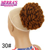 Synthetic Afro Puff Drawstring Ponytail Hair Bun 10 Inch Short Afro Kinkys Curly Afro Bun Extension Hairpieces Large Size