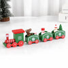 Weihnachten Holzeisenbahn Frohe Weihnachten Dekorationen für Zuhause 2024 Weihnachtsbaumschmuck Navidad Noel Kindergeschenk Frohes Neues Jahr 2025
