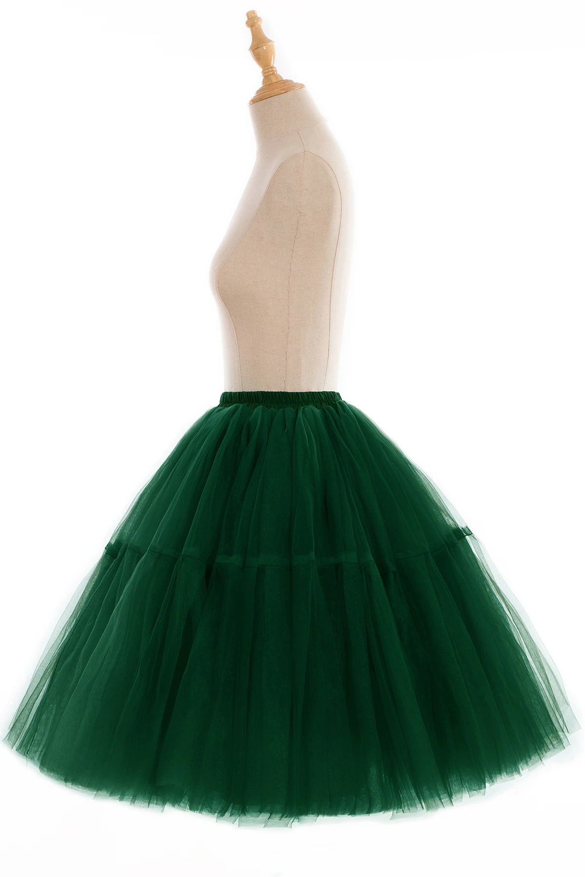 Multi-layer Tulle Tutu Skirts Fuchsia 6 Layers Fluffy Petticoat Underskirt Princess Ball Gown Women Halloween Party Skirt