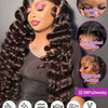 40 42 Inch Loose Deep Wave Frontal Wigs 250% 13x4 13x6 HD Lace Frontal Wigs For Women Remy Loose Deep Curly Human Hair Wigs