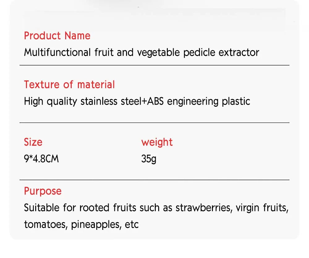 Strawberry Huller Pineapple Cutters Novel Tomato Stalks Remover Fruit Knife Useful Strawberry Leaf Cleaner Kitchen Accessories