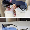 New Women Fashion Y2k Sunglasses Women's Vintage Integrated Surround Sun Glasses Lady UV Protective Eyewear UV400 Oculos De Sol
