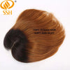 Kurze Ombre Honigblonde Bob Perücke mit Babyhaar Honigbraune Glatte Echthaarperücken Lace Part Seitenbraune Perücken für Schwarze Frauen