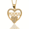 Damen-Halskette mit Mama-Buchstaben, trendiger Partyschmuck, Weihnachts-Halloween-Geschenk, Valentinstagsgeschenk für Frauen, Mütter, Familie, Freunde