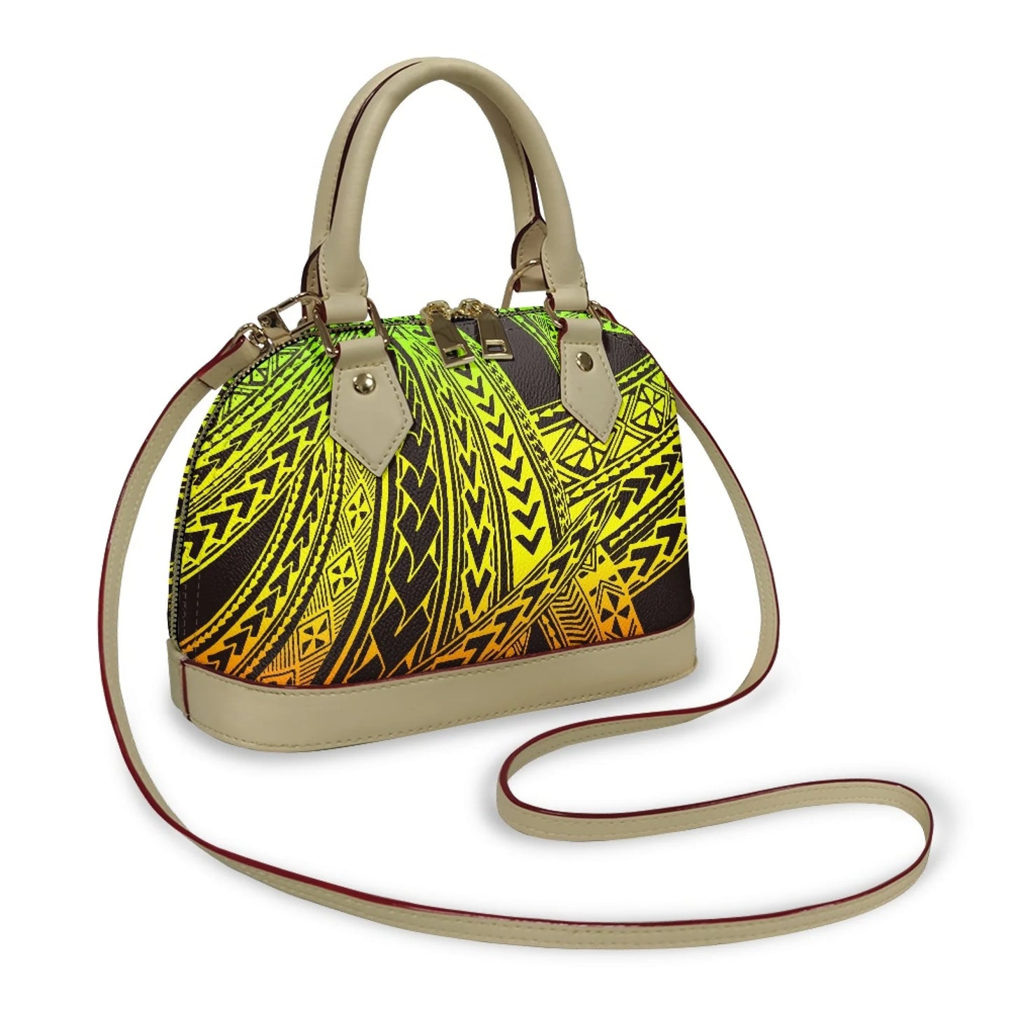 Polynesische Damen-Umhängetasche 2025 Neues Design Samoa-Musterdesign Maßgeschneiderte Damenhandtasche Party Quadratische Umhängetasche