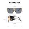 Neue 2024 Luxus Designer Square Sonnenbrillen Frauen Mode Trendy Punk Sonnenbrille Damen Farbverlauf Shades Brillen Oculos UV400