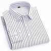 Men's Print Shirt Autumn Spring Long Sleeve Thin Non Iron Fashion Business Causal Social Anti-wrinkle Plaid Slim Fit Chemise Hom