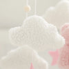 Baby-Kinderbett-Mobile-Rassel-Spielzeug 0-12 Monate Säugling Weicher Filz Teddy Samt Rosa Bär Bettglocke Hängendes Spielzeug Halterung Babybett Mädchen Spielzeug