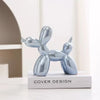 21cm Big Size Ceramic Balloon Dog Abstract Ornament Creative Sculpture Study Room Statue Home Office Accessories Decoration