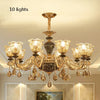 Kronleuchter Wohnzimmer Groß Luxus Kristall Lampe Esszimmer Schlafzimmer Dekoration Französischer Retro Kronleuchter Beleuchtung