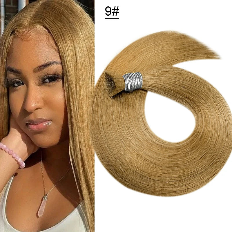 Human Hair Bulk No Weft Vietnamese Hair Virgin Remy Straight Hair Bulk 12-30inch 100g 100% Real Natural Hair Extension Grey 99j
