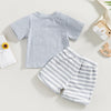 ma&baby 0-3Y Toddler Infant Baby Boy Girl Clothes Sets Casual Short Sleeve T-shirt Tops Shorts Summer Outfits Clothing