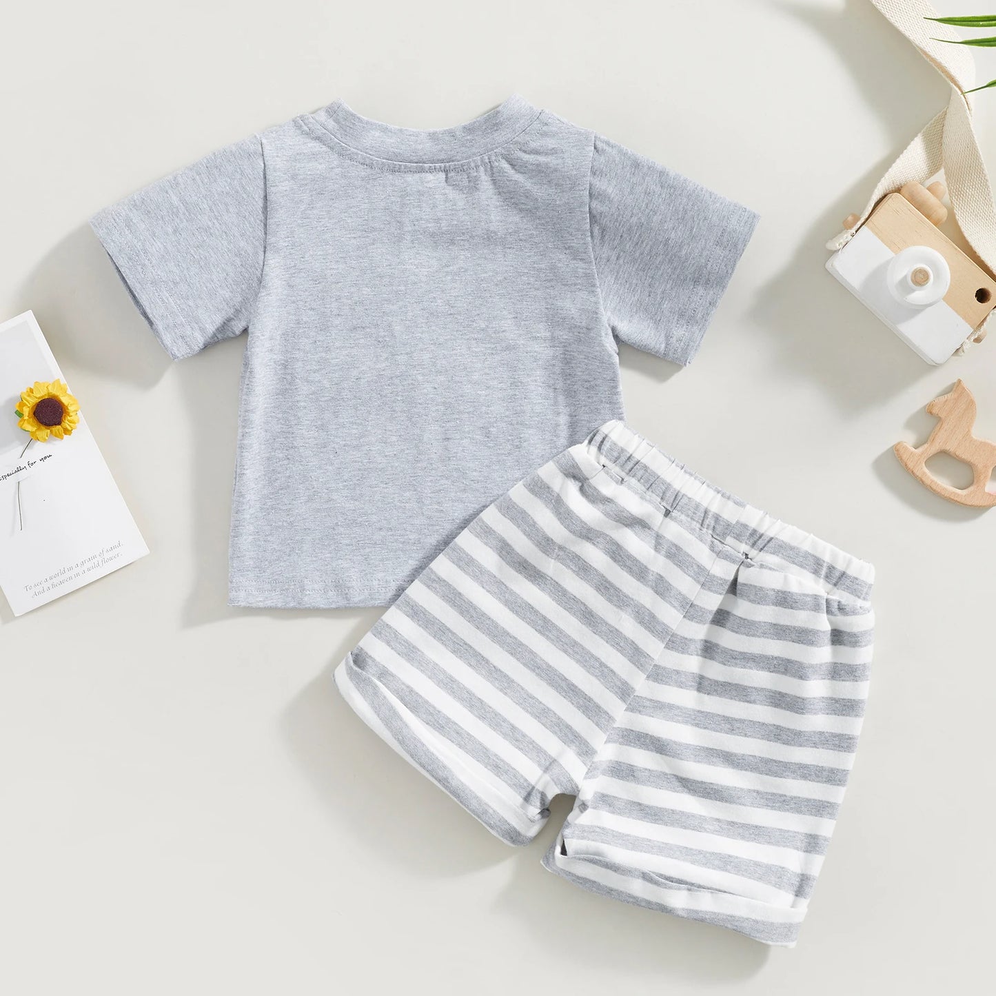 ma&baby 0-3Y Toddler Infant Baby Boy Girl Clothes Sets Casual Short Sleeve T-shirt Tops Shorts Summer Outfits Clothing