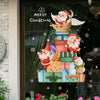 Santa Snowman Christmas Window Stickers Wall Decals New Year 2025 Christmas Home Decor Merry Christmas Xmas Decorations Gifts