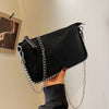 Einfarbige Design-Umhängetaschen für Damen, Mode-Ketten-Handytaschen, Mode-Schulter-Kuriertasche, Sac A Main weiblich