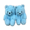 Cute Teddy Bear Plush Winter Slippers Wrapped in Heels Fun Indoor Floor Shoes Women's Gift Warm and Soft Cartoon Plush Animal Sl