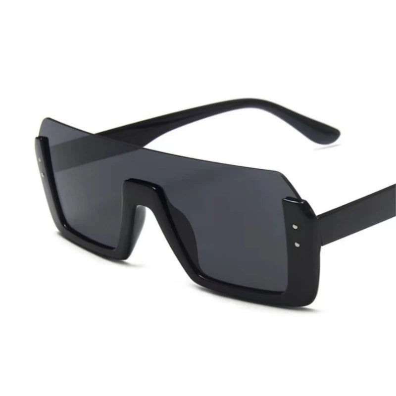 Neuartige Sonnenbrillen für Herren und Damen – modische, mehrfarbige große Rahmen, quadratisch, rundes Gesicht, Retro-Integrationsbrille