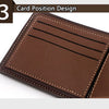 Short Men Wallets Zipper Coin Pocket Slim Card Holder Name Engraved Luxury Male Purses High Quality PU Leather Men's Wallet