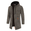 Sweatwear Men's Hoodies Long Sleeve Sweatshirts for Men Zipper Hooded Mens Oversize Winter Top Jacket Coat Black Sweater