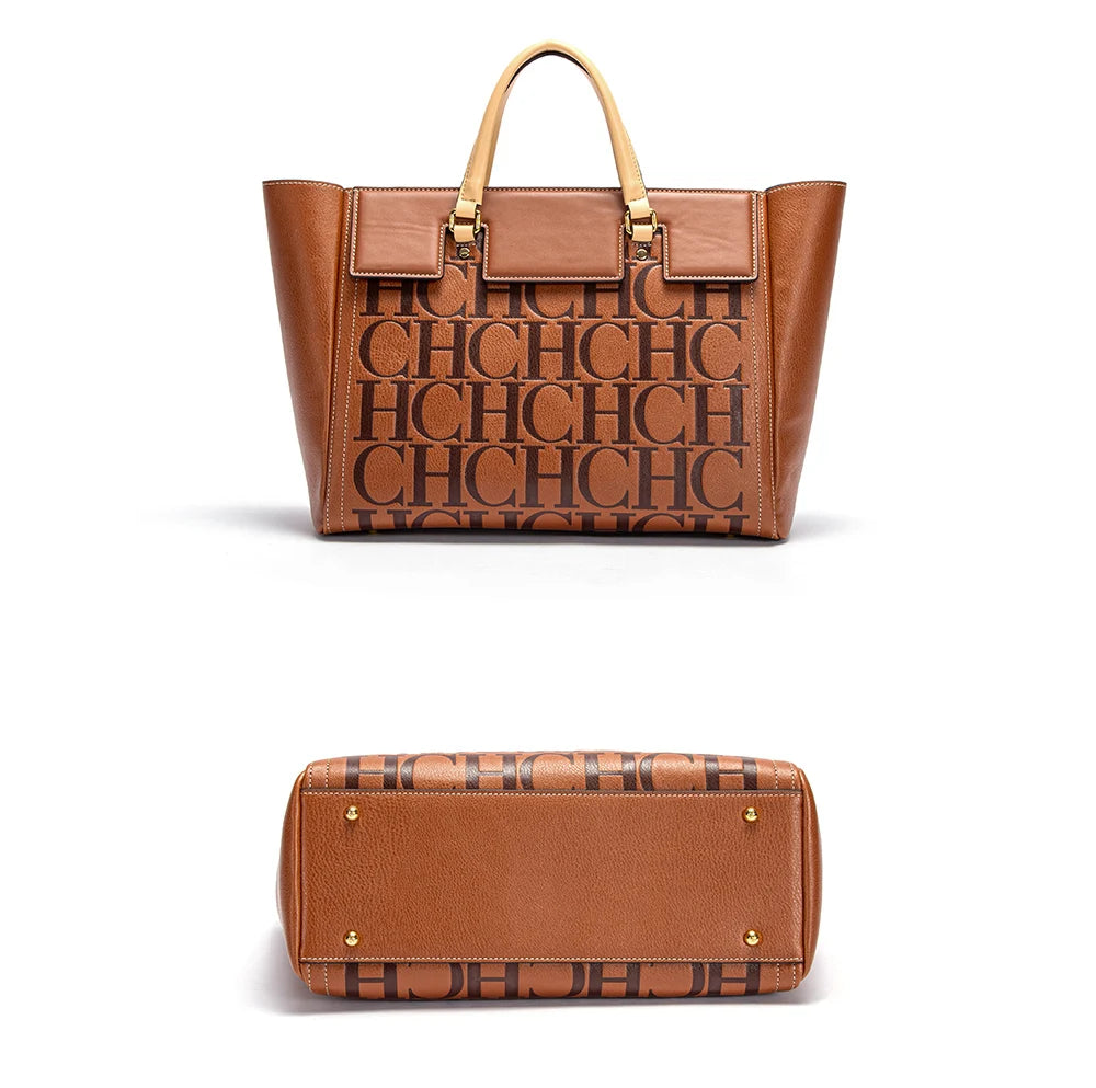 CHCH Mode Retro Print Bucket Bag Reise Party Bankett Umhängetasche Luxus Klassiker 2024 Winter Damen Große Kapazität Handtasche