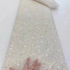 Bella White Glitter Prom Dresses Shiny Sequins Mermaid Wedding Dress Customized Long Train Off Shoulder Vestidos De Fiesta 2024