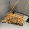 Shiny Rhinestones Handmade Evening Clutch Bags New Folds Purses and Handbags Luxury Designer Wedding Party High Quality