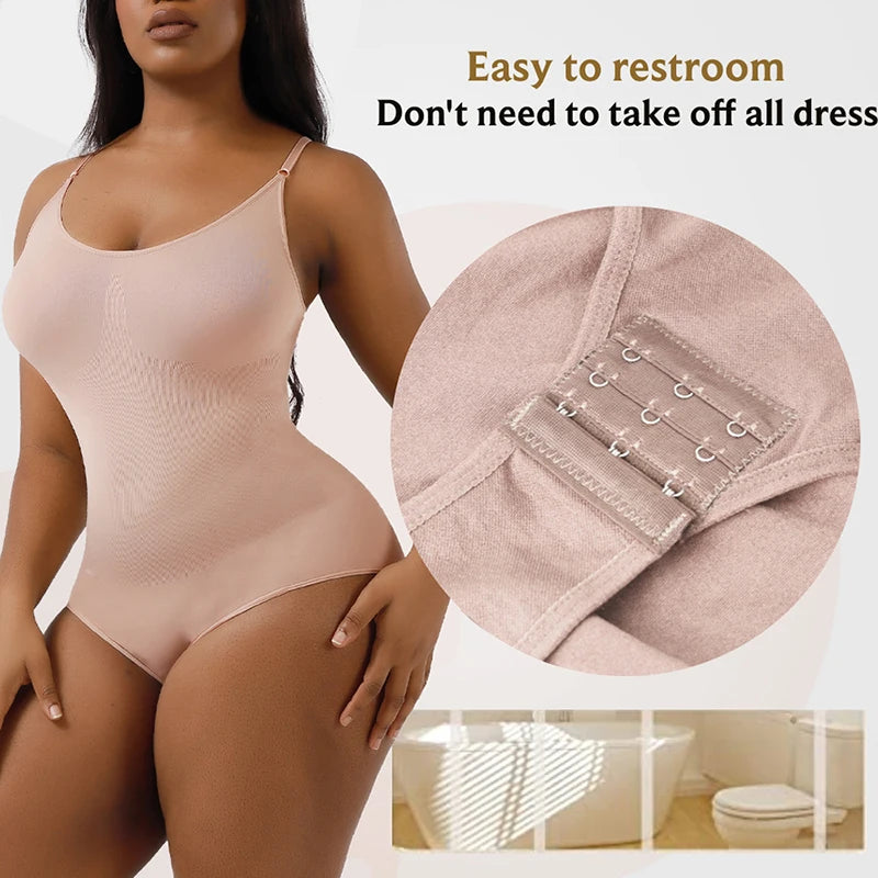 AfruliA Fajas Colombianas Bodysuits Shapewear Seamless Waist Trainer Body Shapers Women Tummy Control Panties Butt Lifter Corset