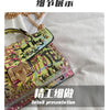 Marke Frauen Nieten Graffiti Umhängetaschen Mode Schultertasche für Damen Weibliche Luxus Designer Handtaschen 2023 Hohe Qualität