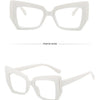 New Clear Thick Frame Eyewear Anti Blue Light Blocking Glasses Square Optical Eyeglasses For Women eye glasses for men