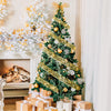 Weihnachtsdekoration LED-Band Lichter Weihnachtsbaumschmuck DIY-Spitzenschleifen Lichterkette Navidad Heimdekoration Neujahr 2023